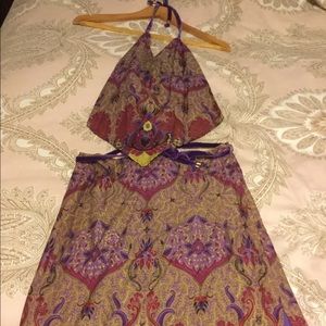 Skirt and top outfit